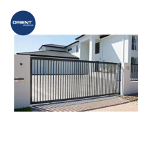 Aluminium latest main gate designs auto sliding gate house main iron square tube gate designs